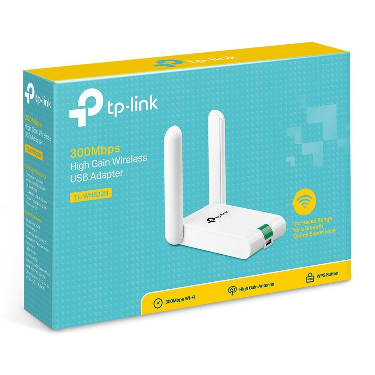 Adaptador Wifi TP-Link TL-WN822N Blanco